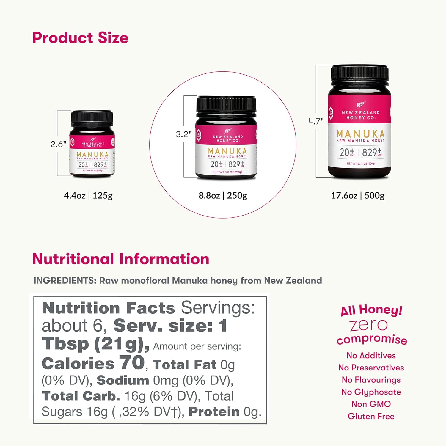 Miel de Manuka Cruda UMF 20+ - Salud Superior - 3