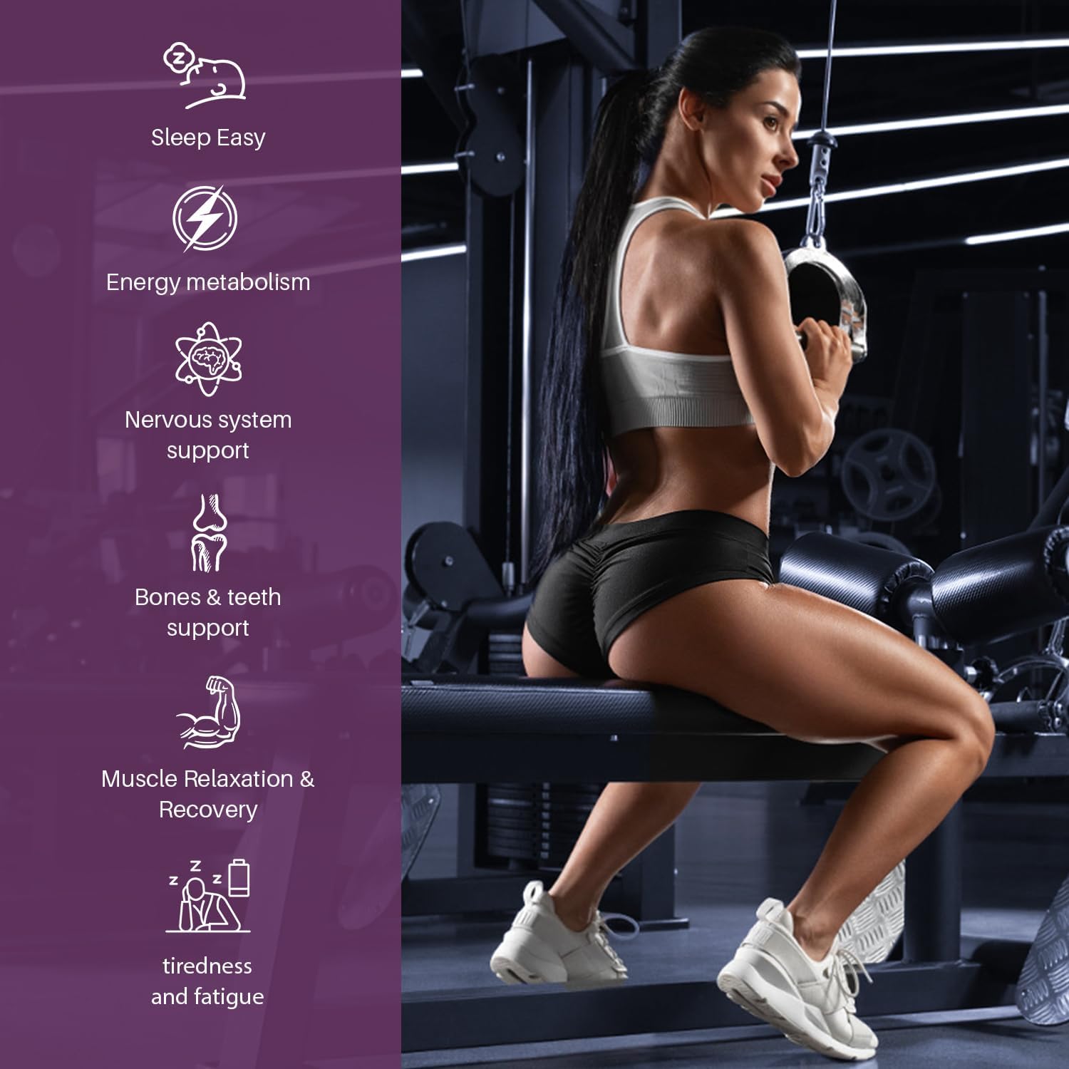 Suplemento de Magnesio Complejo Ultra Absorbente 700mg - 4