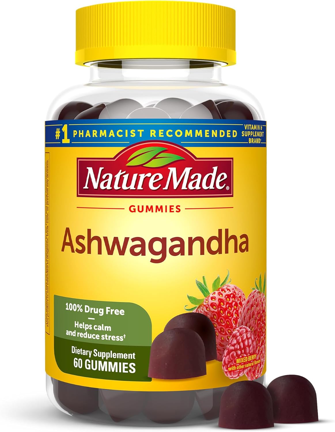 Gomitas Veganas de Ashwagandha KSM 66 para Estrés - 1