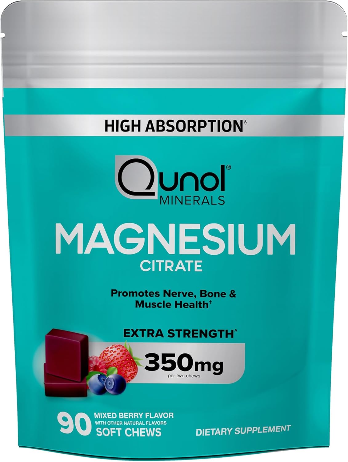 Citrato de Magnesio Qunol Ultra Absorción 350mg - 4