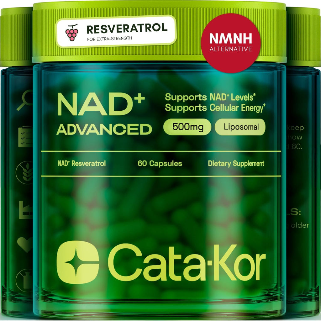 Suplemento Liposomal NAD+ y Resveratrol – Energía y Vitalidad - 1