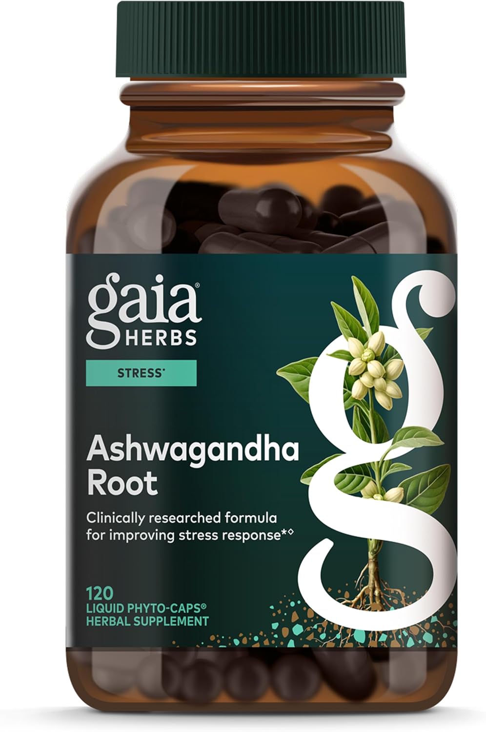 Suplemento de Ashwagandha Vegano - Alivio del Estrés y Energía - 1