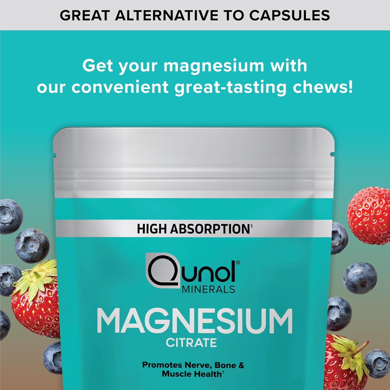 Citrato de Magnesio Qunol Ultra Absorción 350mg - 6