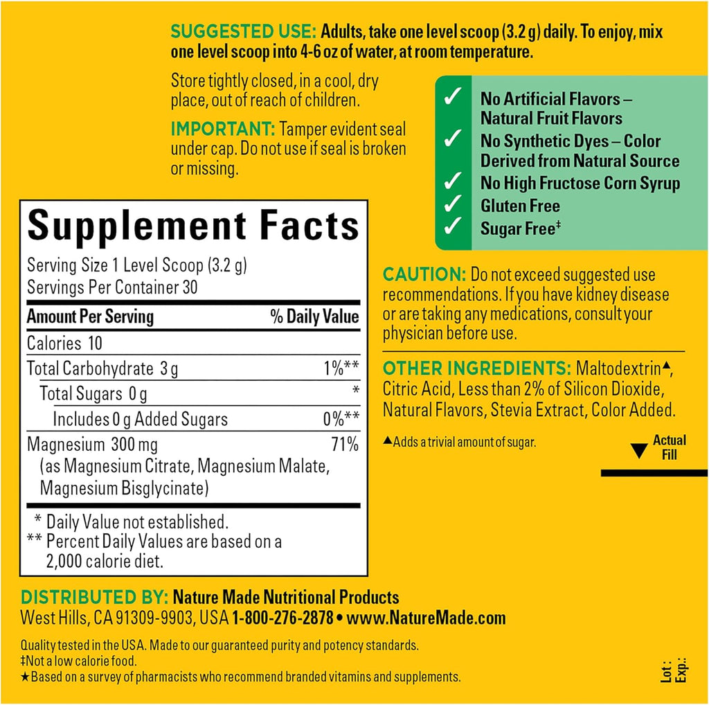 Mezcla de Magnesio Ultra Absorbente - Sabor Limonada - 5