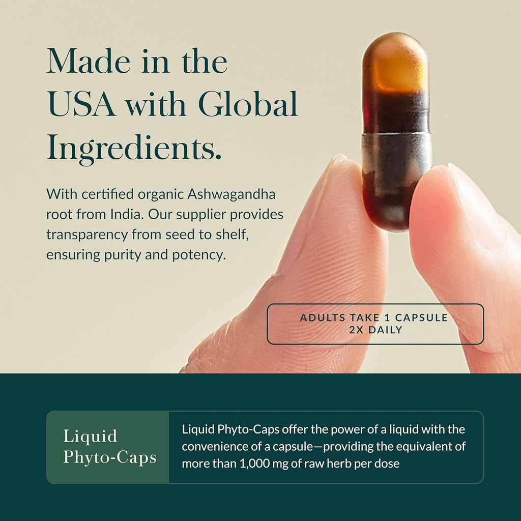 Suplemento de Ashwagandha Vegano - Alivio del Estrés y Energía - 4