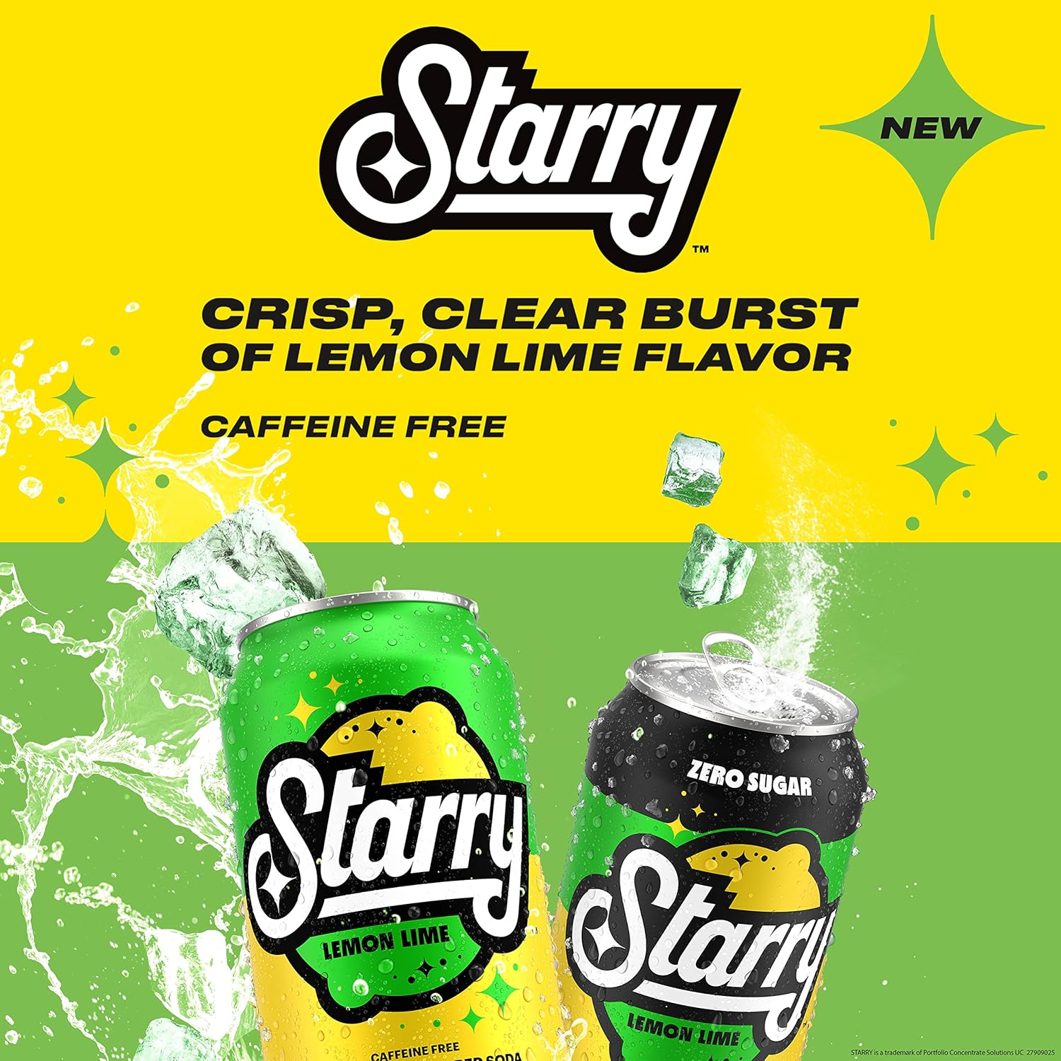 Soda Starry Zero Azúcar Limón Lima, Mini Latas Refrescantes - 4