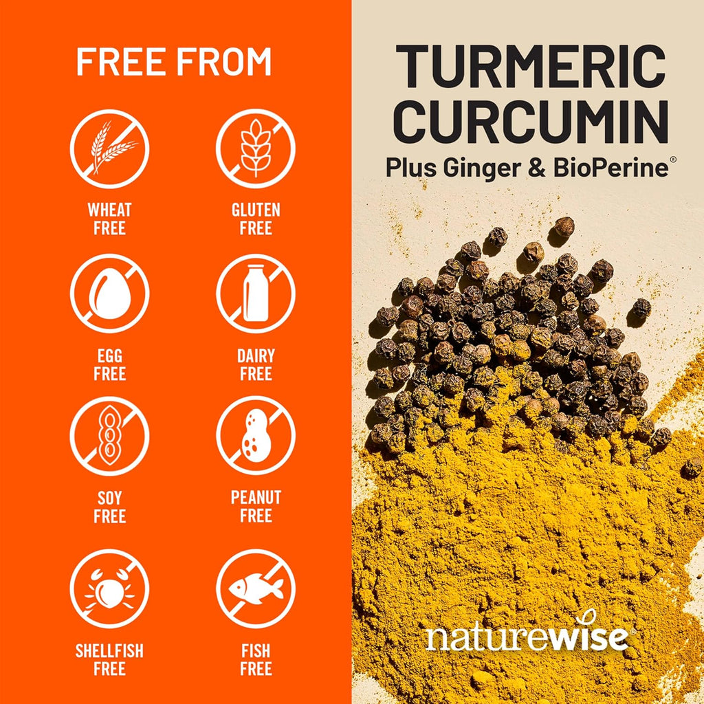 Cúrcuma NatureWise 2250mg - Absorción Avanzada y Soporte Articular - 5